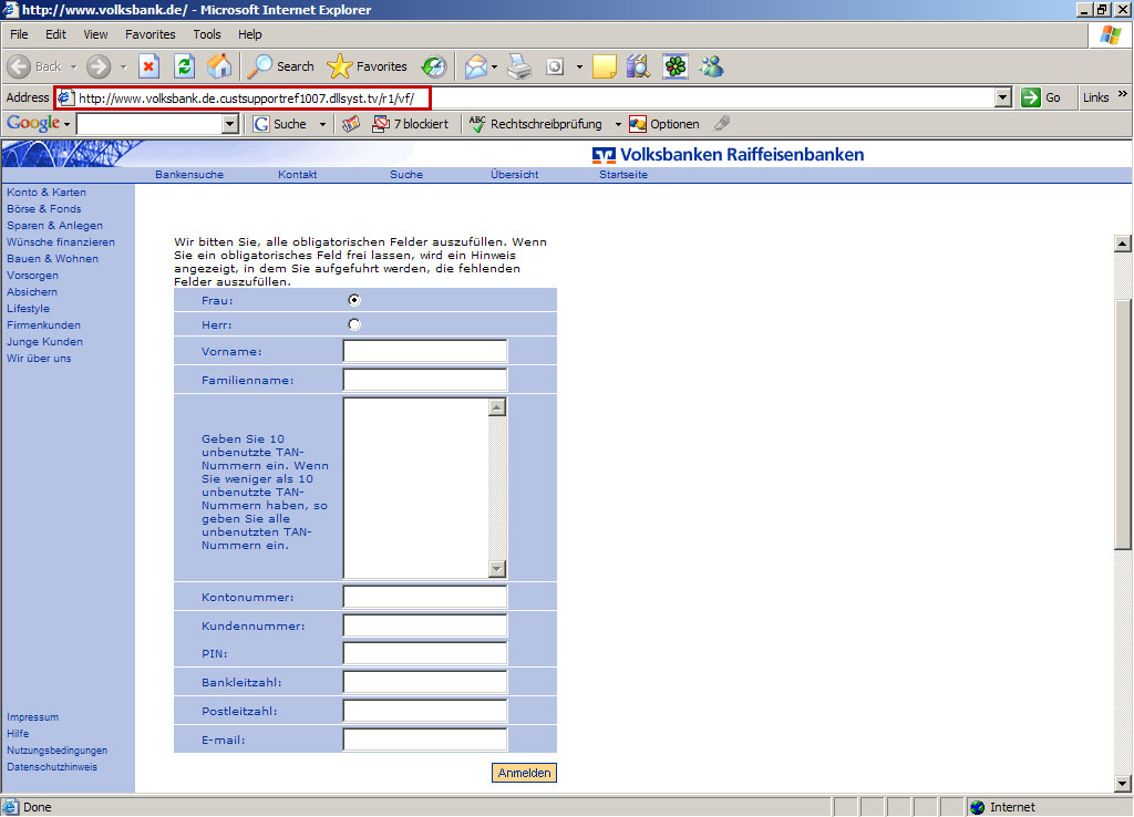 Phishing WebSite